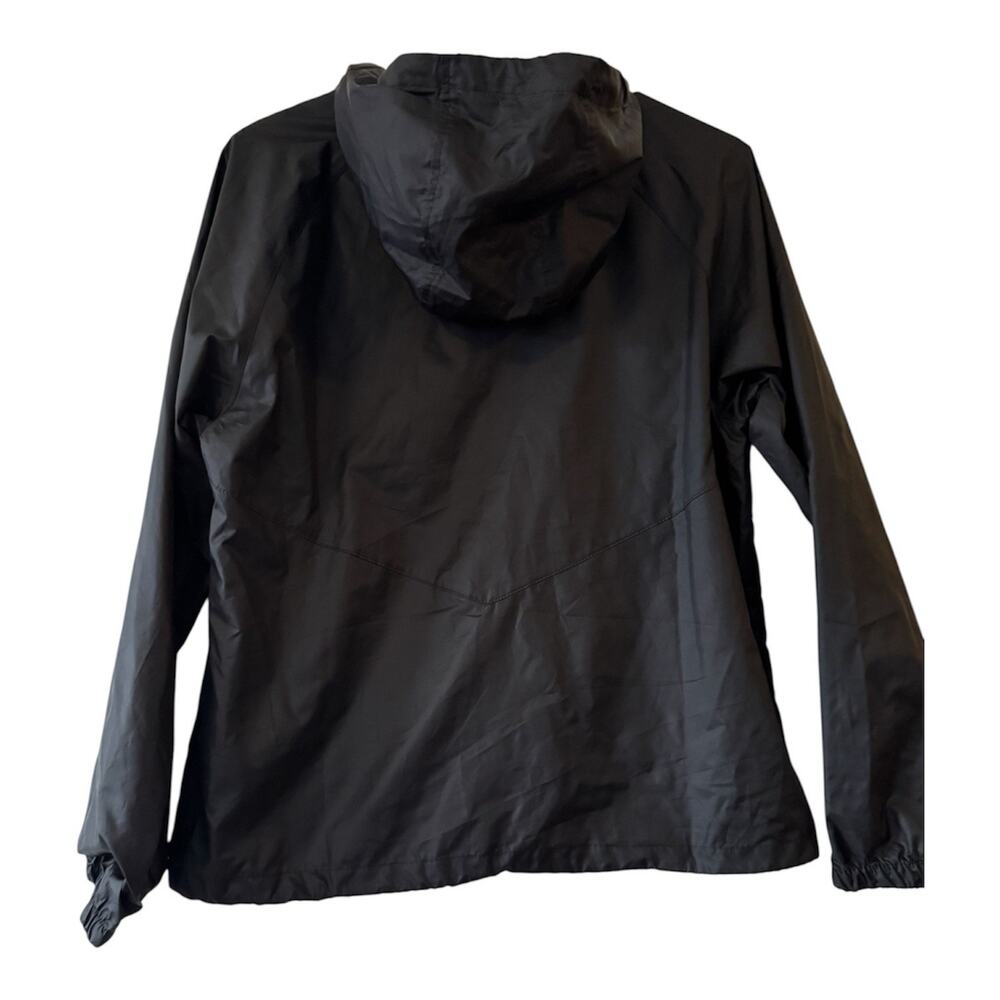 Columbia Flash Forward Hooded Windbreaker Black & White Full-Zip Jacket Size S - Picture 3 of 6